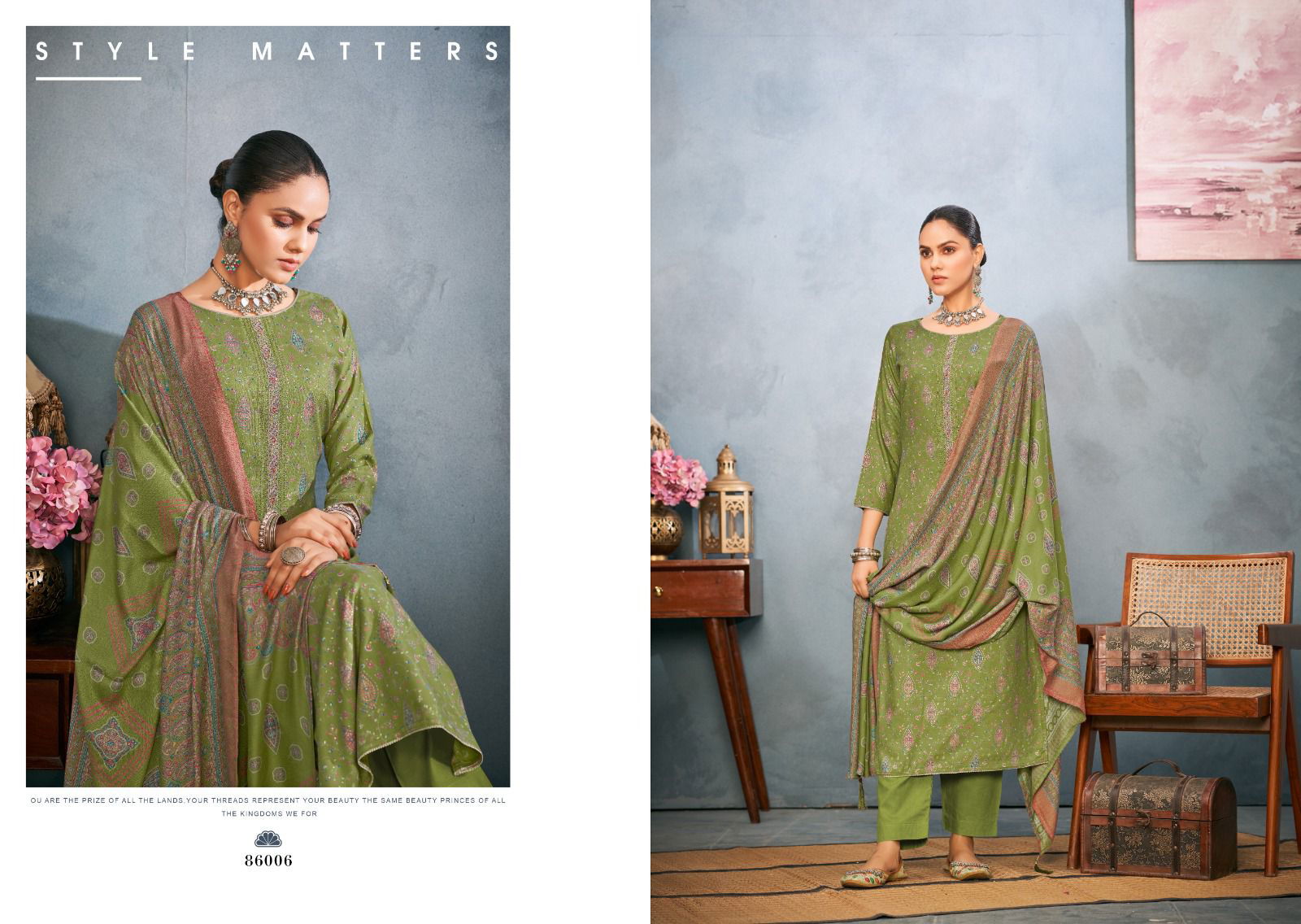 Adaah Vol 2 By Nishant Designer Viscose Pashmina Dress Material Wholesale Market in Surat
